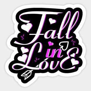 Fall In Love Sticker